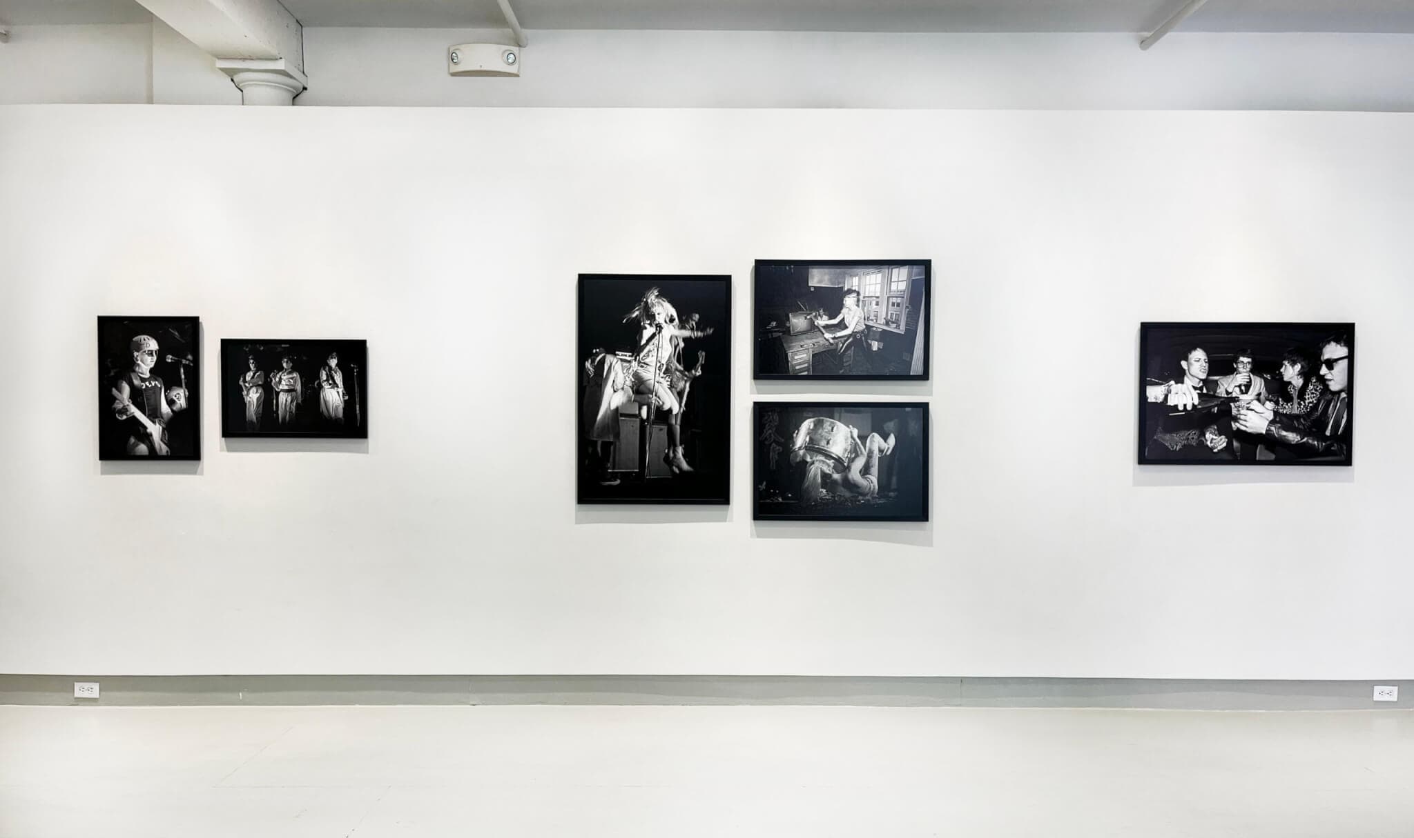 Installation view of "Days of Punk" at Anderson Yezerski Gallery.
